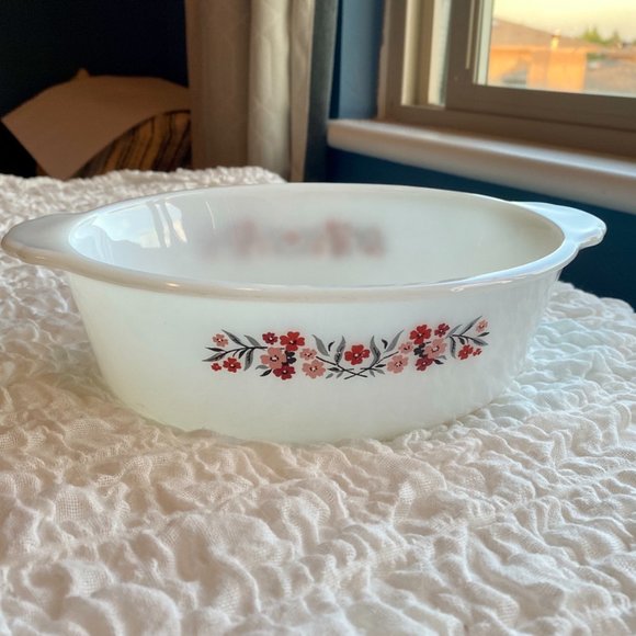 Vintage Fire King Primrose Oval Casserole Dish - Picture 2 of 7